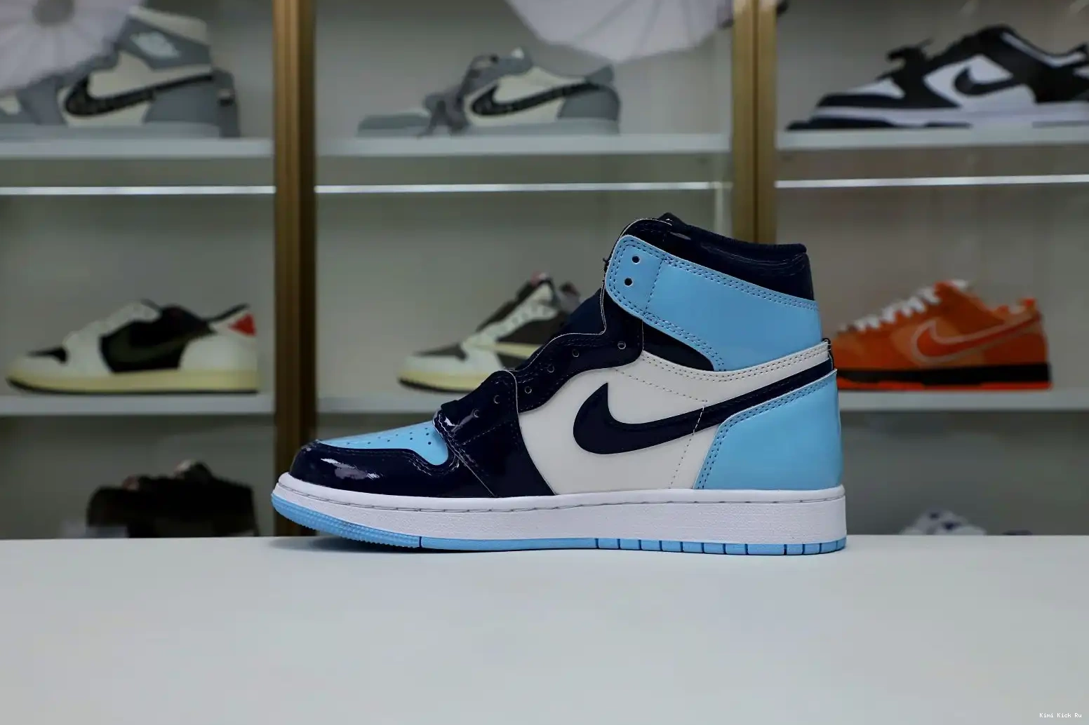 RETRO HIGH Kimikick JORDAN OG CHILL' AIR 1 'BLUE WMNS 0414